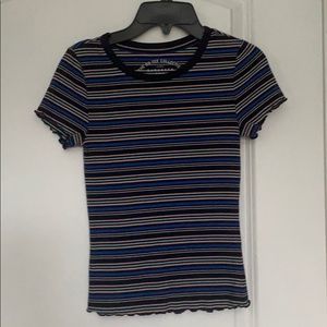 aero fitted stripped tee